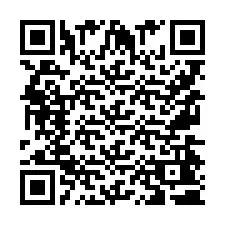 Codice QR per il numero di telefono +9567440354