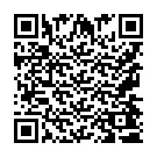 Código QR para número de telefone +9567440365