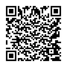 Codice QR per il numero di telefono +9567440370