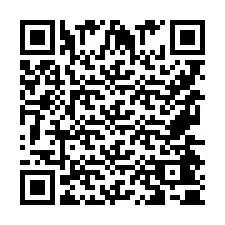 Codice QR per il numero di telefono +9567440597