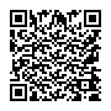 QR Code pour le numéro de téléphone +9567440604