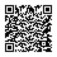 Codice QR per il numero di telefono +9567440702