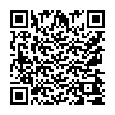 QR-код для номера телефона +9567440704