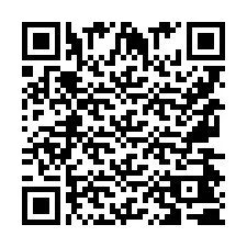 Codice QR per il numero di telefono +9567440708