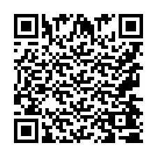 Codice QR per il numero di telefono +9567440765