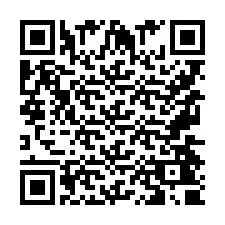 Codice QR per il numero di telefono +9567440875