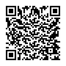 Codice QR per il numero di telefono +9567442066