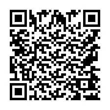 QR-code voor telefoonnummer +9567442313