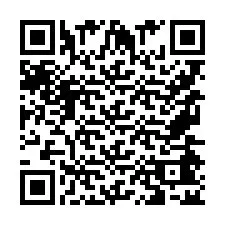 Código QR para número de teléfono +9567442587