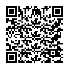 QR-code voor telefoonnummer +9567443012