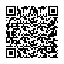 QR-code voor telefoonnummer +9567443064