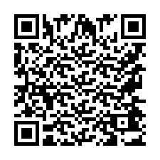 Codice QR per il numero di telefono +9567443092
