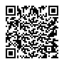 電話番号のQRコード +9567443424