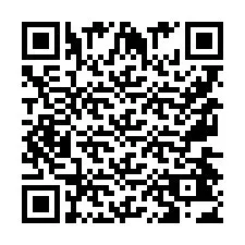 Codice QR per il numero di telefono +9567443460