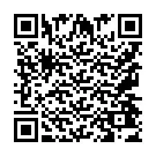 Codice QR per il numero di telefono +9567443479