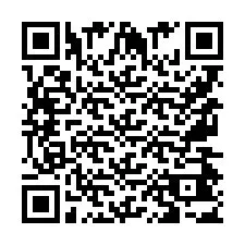 Codice QR per il numero di telefono +9567443508