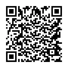 Codice QR per il numero di telefono +9567443562