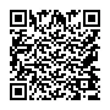 Codice QR per il numero di telefono +9567443627