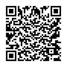 Codice QR per il numero di telefono +9567443630