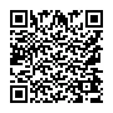 Codice QR per il numero di telefono +9567443648