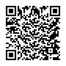 Codice QR per il numero di telefono +9567443653