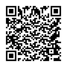 Codice QR per il numero di telefono +9567443657