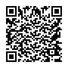 Codice QR per il numero di telefono +9567443663