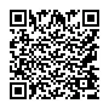 Codice QR per il numero di telefono +9567443665