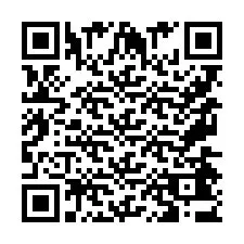 Codice QR per il numero di telefono +9567443691