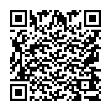 Codice QR per il numero di telefono +9567443719