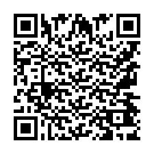 Codice QR per il numero di telefono +9567443928