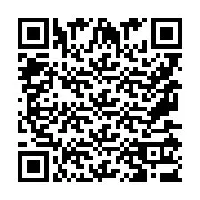 Codice QR per il numero di telefono +9567513601