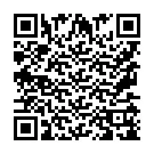 Codice QR per il numero di telefono +9567518101