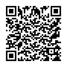 Codice QR per il numero di telefono +9567518210