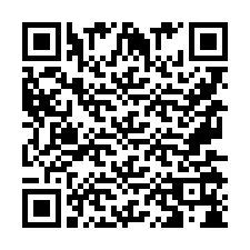 Codice QR per il numero di telefono +9567518495