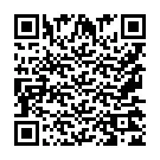 QR-koodi puhelinnumerolle +9567522485