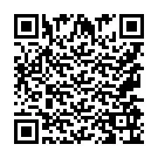 Codice QR per il numero di telefono +9567596075