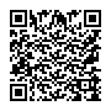 QR-koodi puhelinnumerolle +9567598020