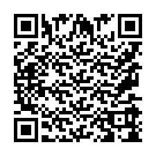 QR код за телефонен номер +9567598081