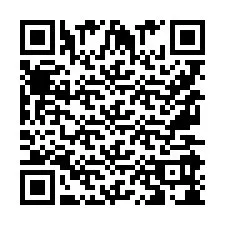 Codice QR per il numero di telefono +9567598088