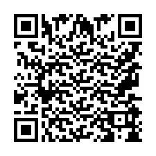 Kod QR dla numeru telefonu +9567598425