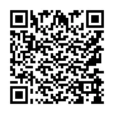 QR-code voor telefoonnummer +9567598430