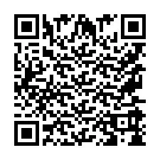 QR код за телефонен номер +9567598482