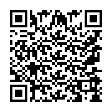 QR-koodi puhelinnumerolle +9567598490