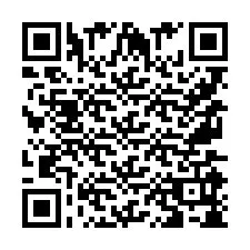 QR-код для номера телефона +9567598554