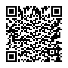 QR-code voor telefoonnummer +9567598565