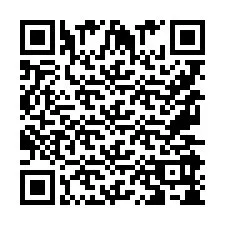 QR-code voor telefoonnummer +9567598599