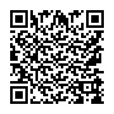 QR-code voor telefoonnummer +9567598614