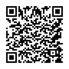 QR-code voor telefoonnummer +9567598635