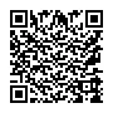 QR Code pour le numéro de téléphone +9567598680